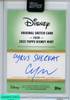 2025 TOPPS DISNEY MINT FLASH SLOTHMORE SKETCH SIGNED BY CYRUS SHERKAT 1 OF 1 999914651904