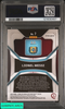 2022 PANINI PRIZM WORLD CUP QATAR LIONEL MESSI #7 GREEN ICE PSA 9 MINT 121630467