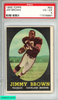 1958 TOPPS JIM BROWN #62 ROOKIE RC BROWNS PSA 4 VG-EX 17376897
