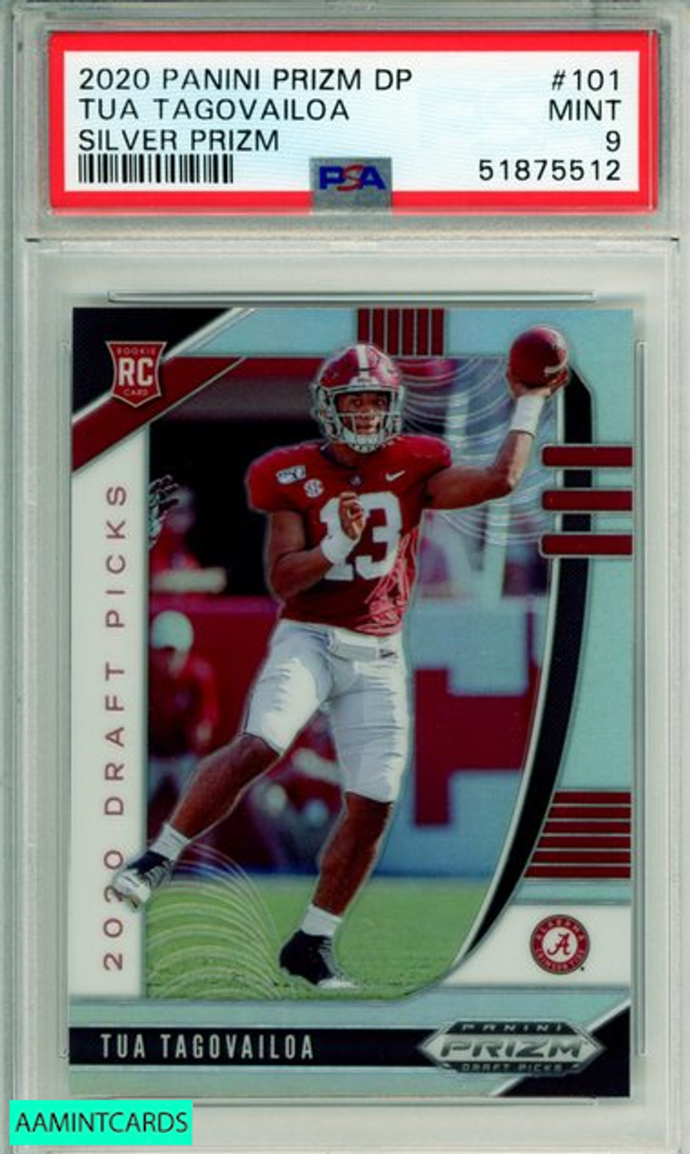 Tua Tagovailoa 2020 Panini Prizm Prizms Black and White Checker