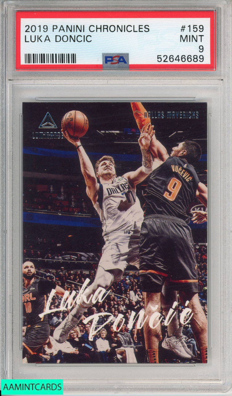 2019 PANINI CHRONICLES LUKA DONCIC #159 DALLAS MAVERICKS PSA 9