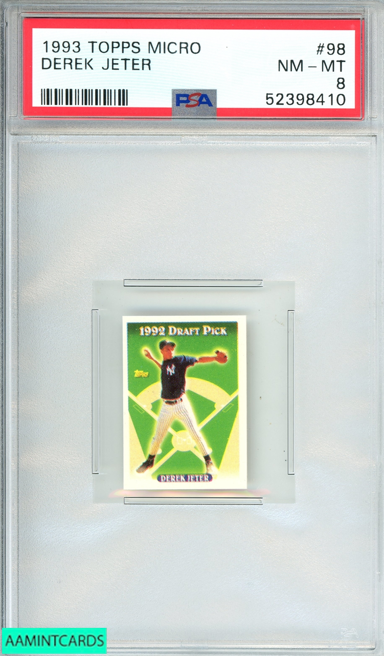 1993 topps #98 DEREK JETER new york yankees rookie card PSA 9 Graded Card