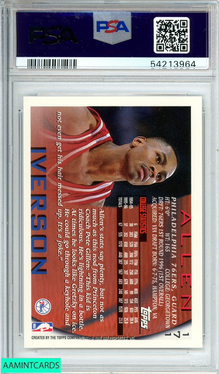 Allen Iverson Topps RC #171 NBAカード