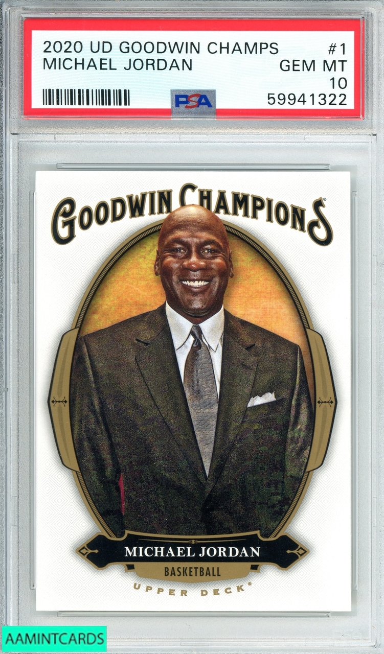 2020 UPPER DECK GOODWIN CHAMPIONS MICHAEL JORDAN #1 CHICAGO BULLS