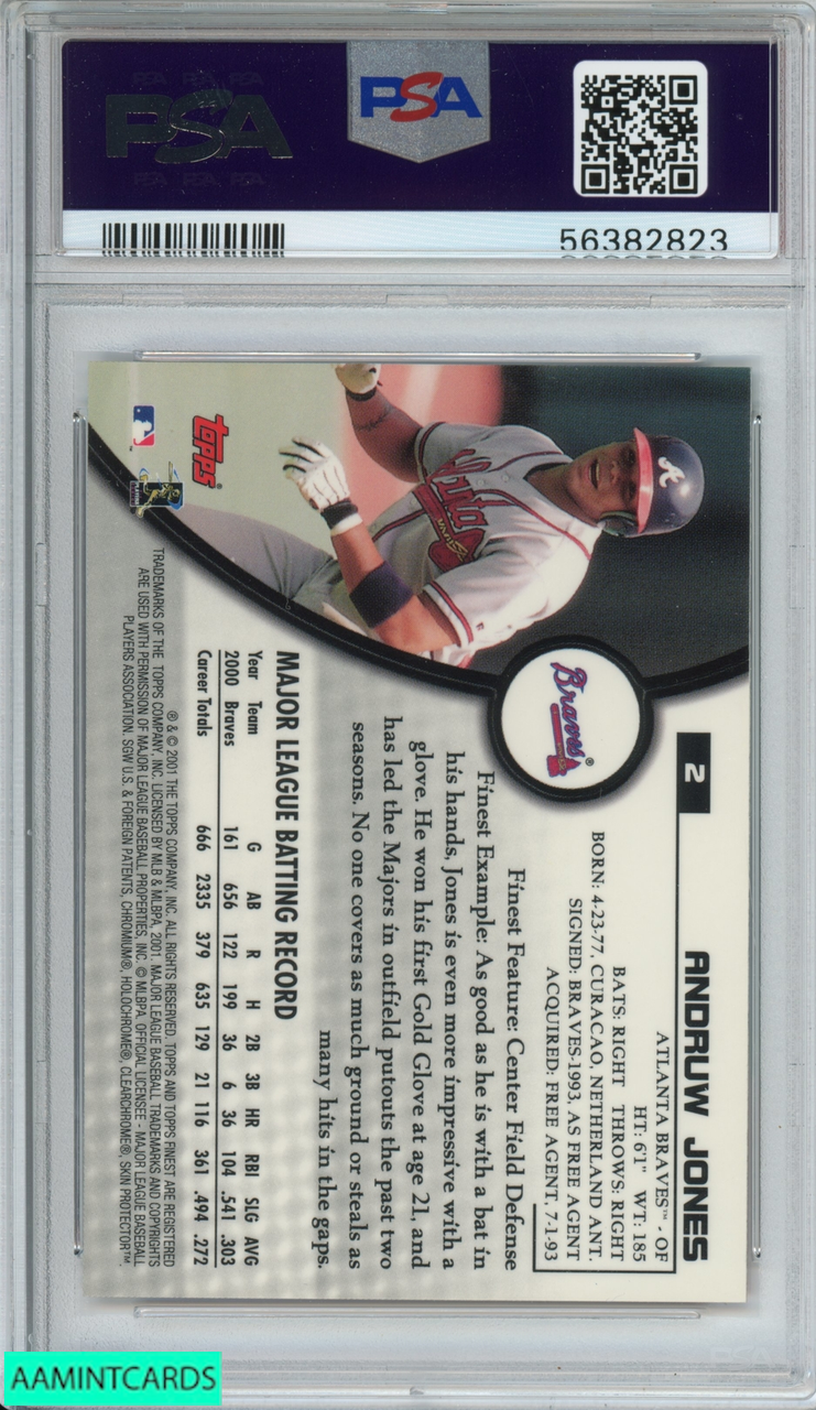 2001 UPPER DECK OVATION DEREK JETER #26 NEW YORK YANKEES PSA 9 MINT  56382865 - AA Mint Cards