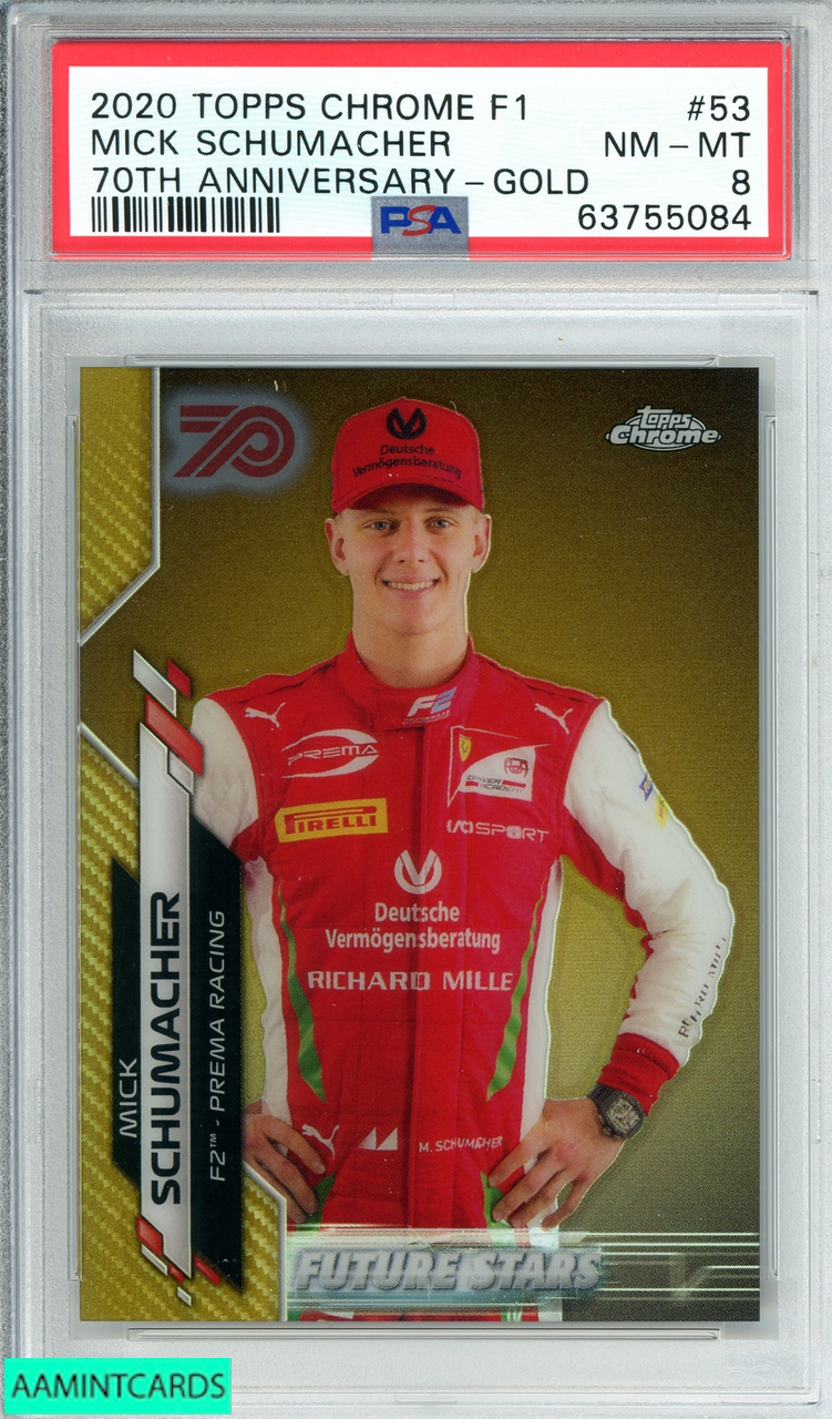 2020 topps chrome MICK Schumacher psa10