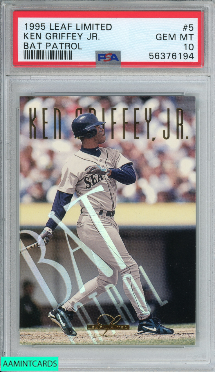 1995 LEAF LIMITED KEN GRIFFEY JR #5 BAT PATROL SEATTLE MARINERS