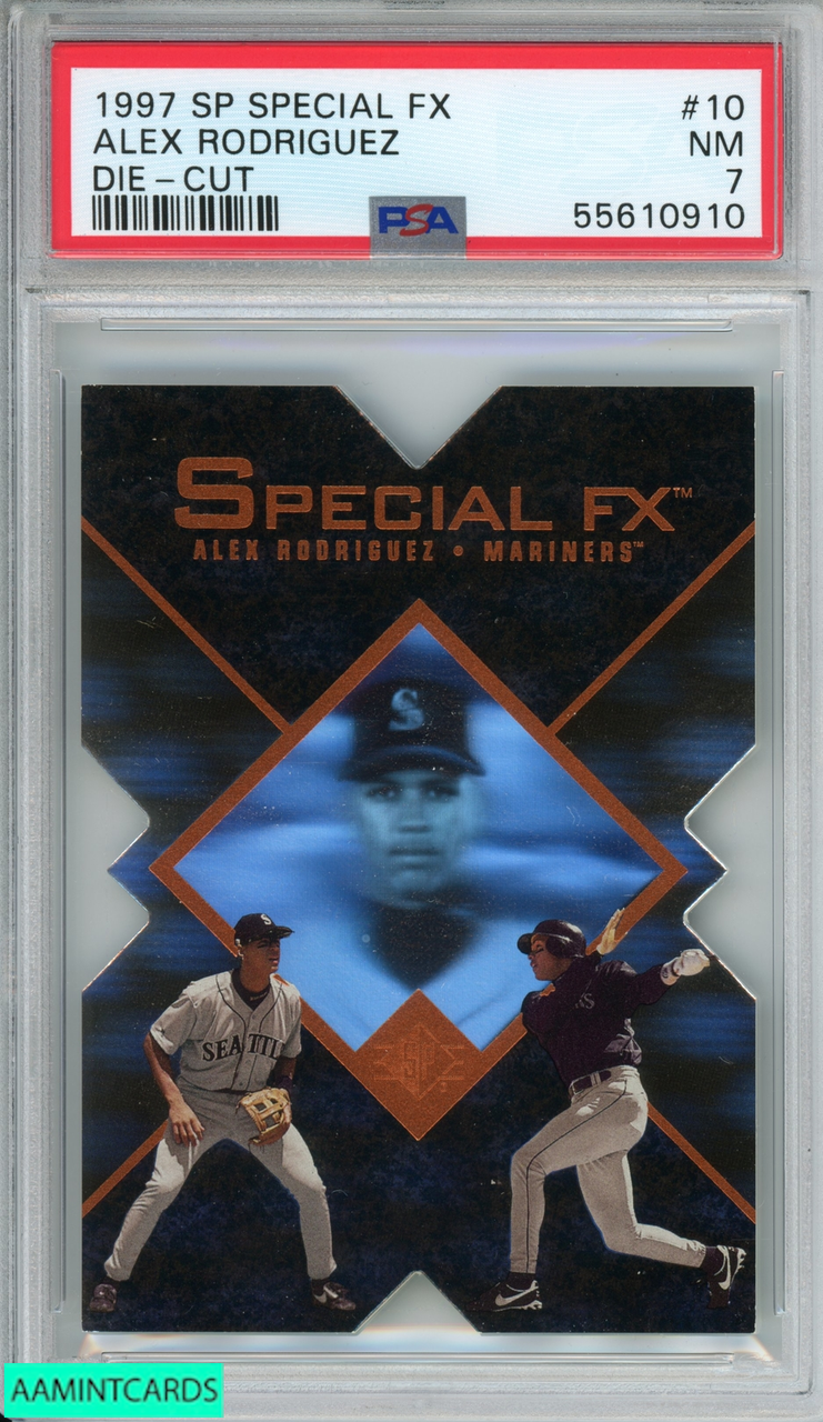 1997 SP SPECIAL FX ALEX RODRIGUEZ #10 DIE-CUT SEATTLE MARINERS HOF