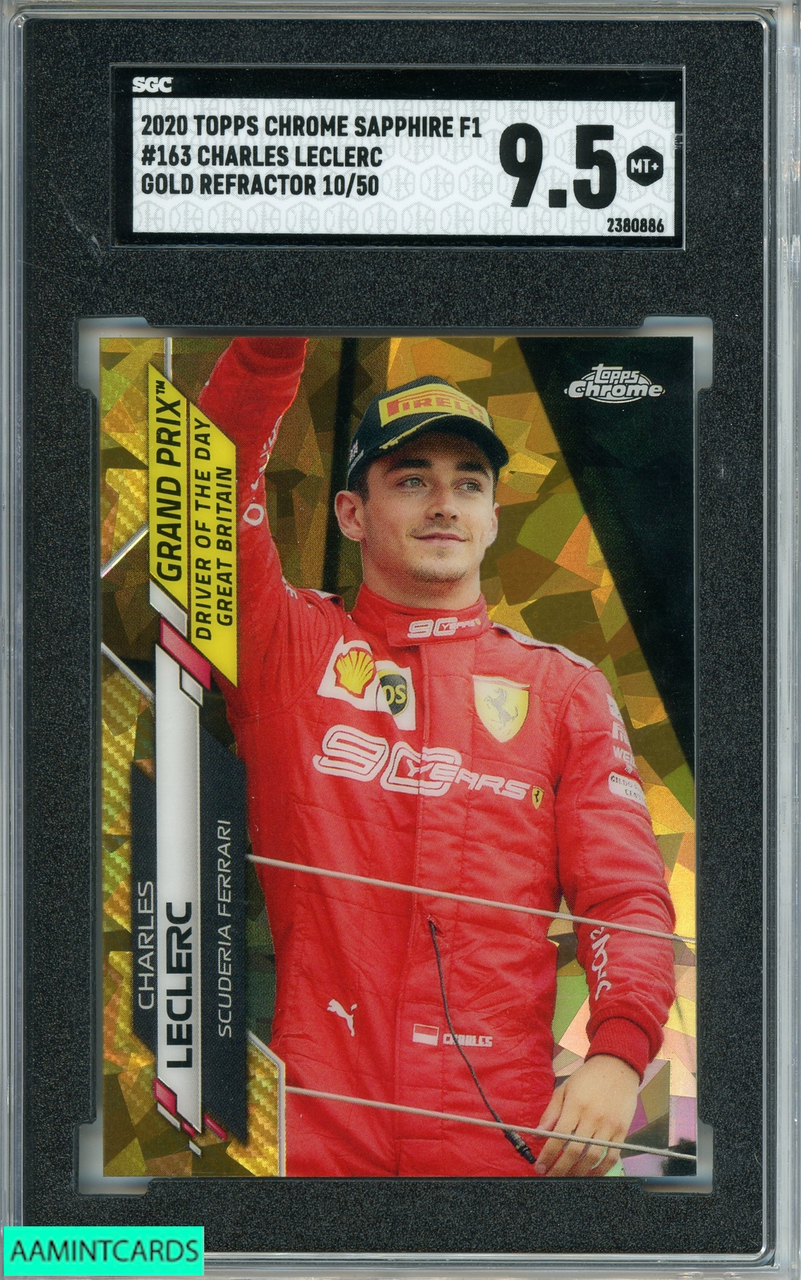 2020 Topps Chrome Charles Leclerc Semi Portrait Pop 1