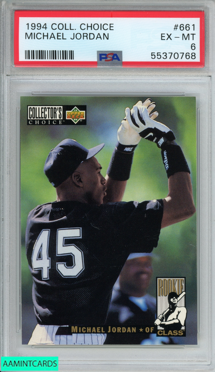 1994 COLLECTORS CHOICE MICHAEL JORDAN #661 CHICAGO WHITE SOX BULLS