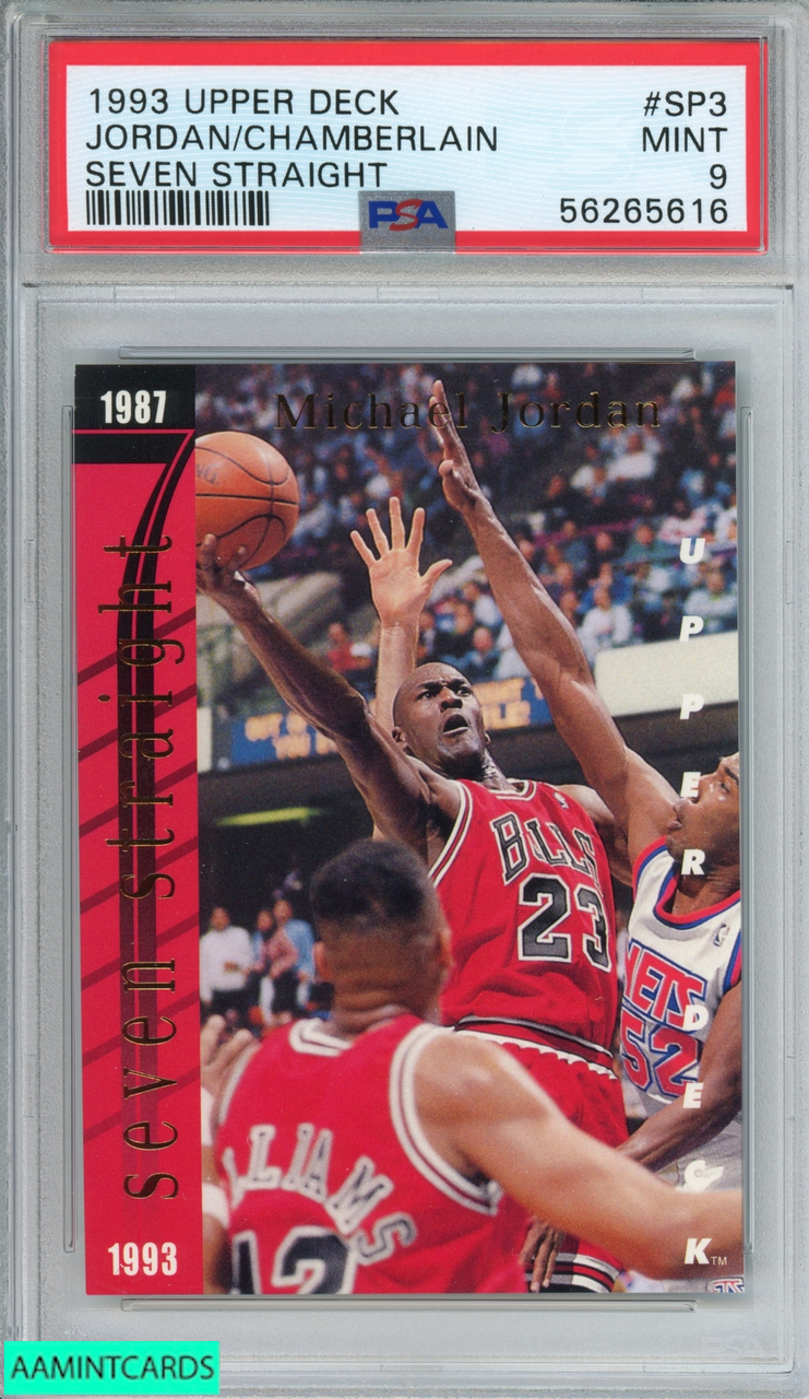 UPPER DECK Michael Jordan ＆ Wilt Chamberlain＜93-94 Upper Deck Seven Straight 1:72＞