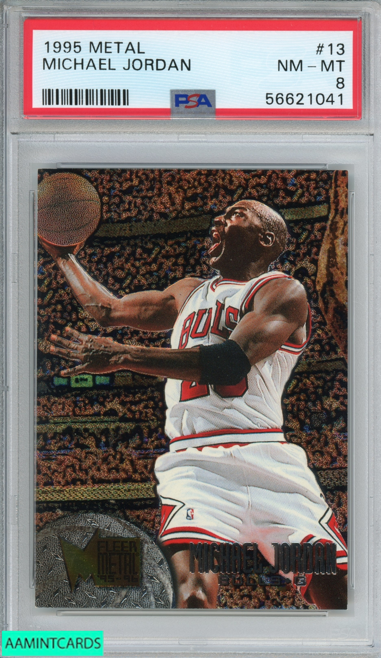 Michael Jordan 1995 Upper Deck Basketball Card #23 Graded PSA 8