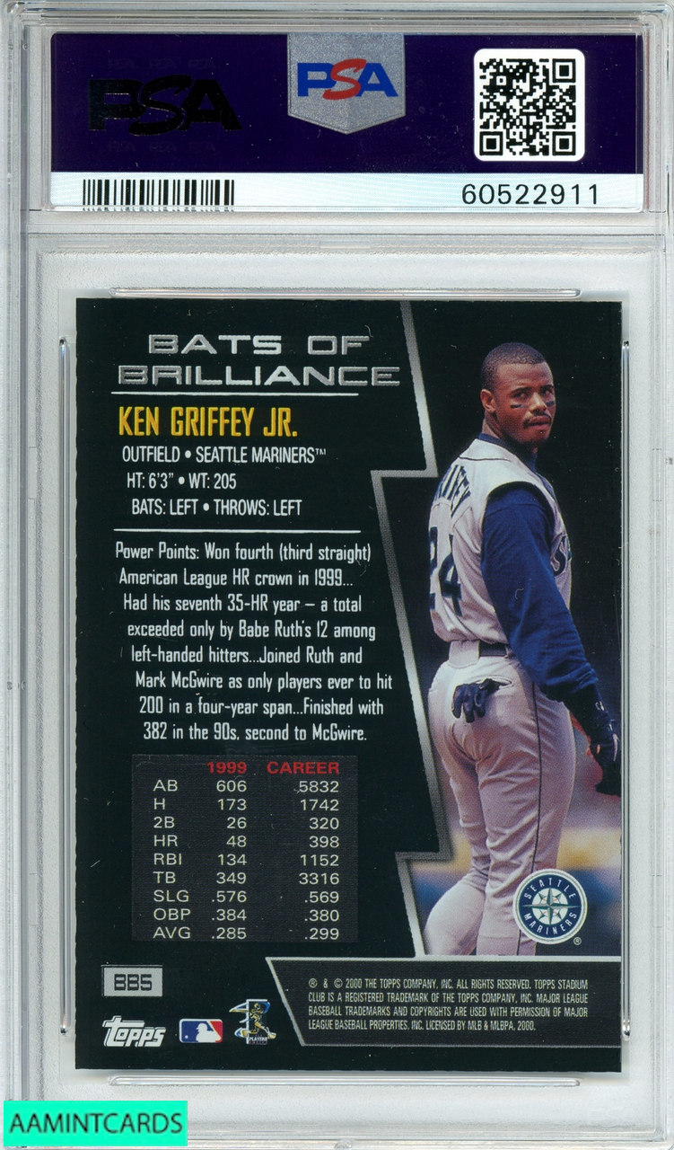 1995 LEAF LIMITED BAT PATROL KEN GRIFFEY JR #5 SEATTLE MARINERS