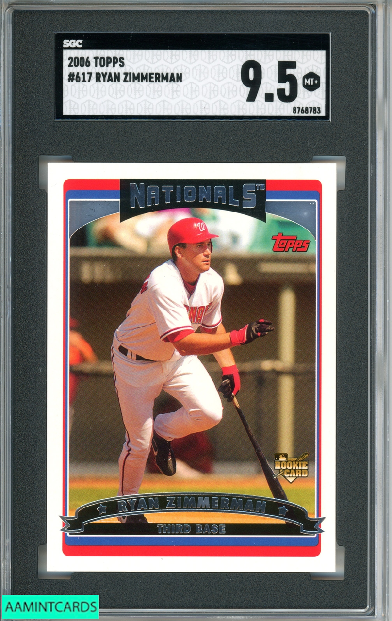 Ryan Zimmerman Game Used Bat Baseball Card