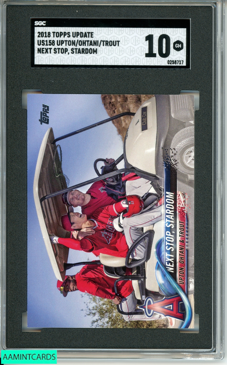  2018 Topps Update #US158 Justin Upton/Shohei Ohtani