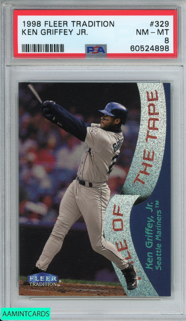 1998 FLEER TRADITION KEN GRIFFEY JR #329 SEATTLE MARINERS HOF PSA