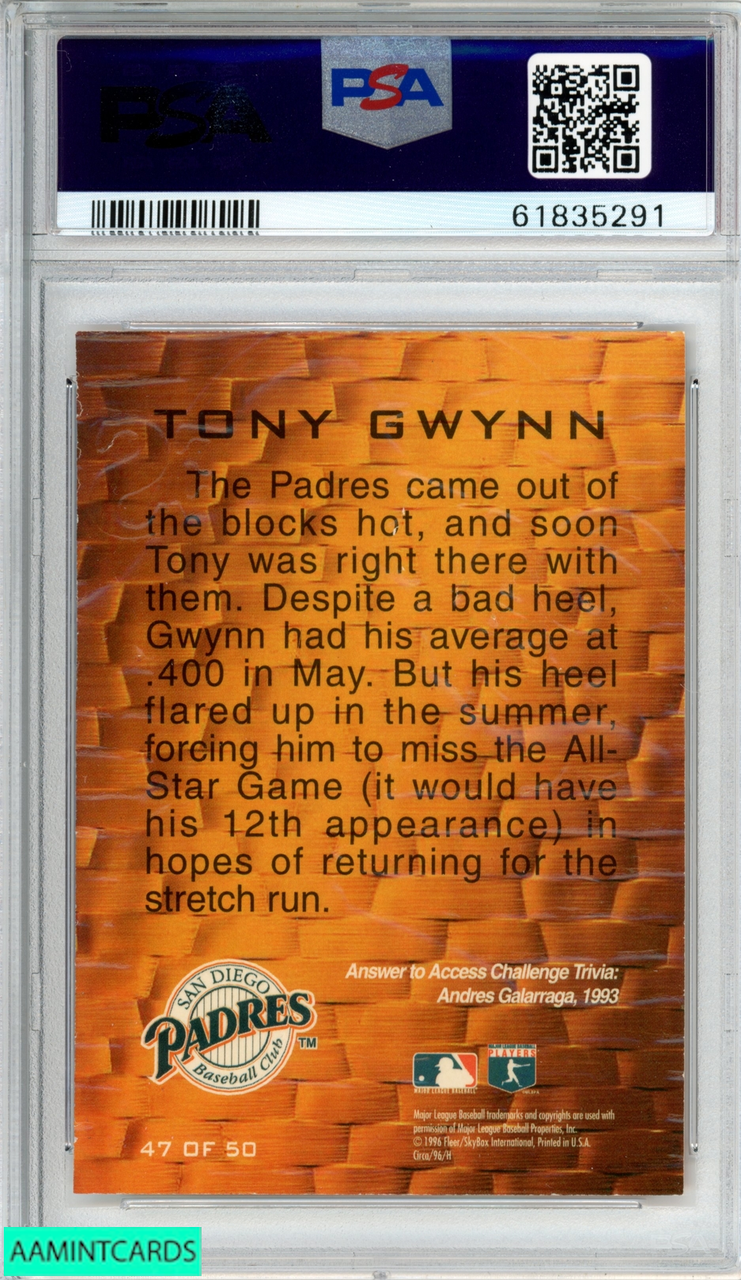  Baseball MLB 1984 Donruss #324 Tony Gwynn Padres