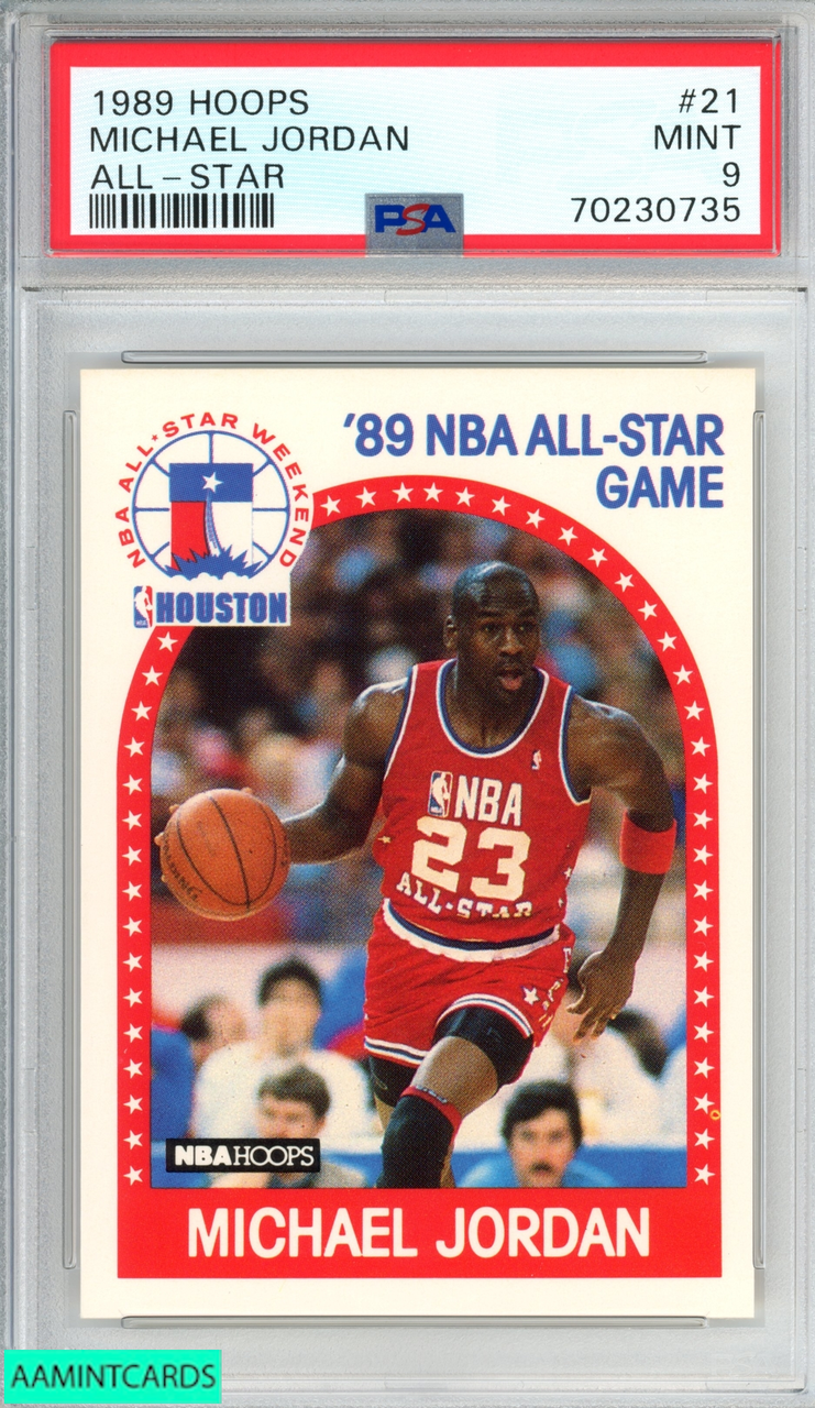 1993 NBA Hoops #281 East All Star Team Card PSA 9 Mint Jordan