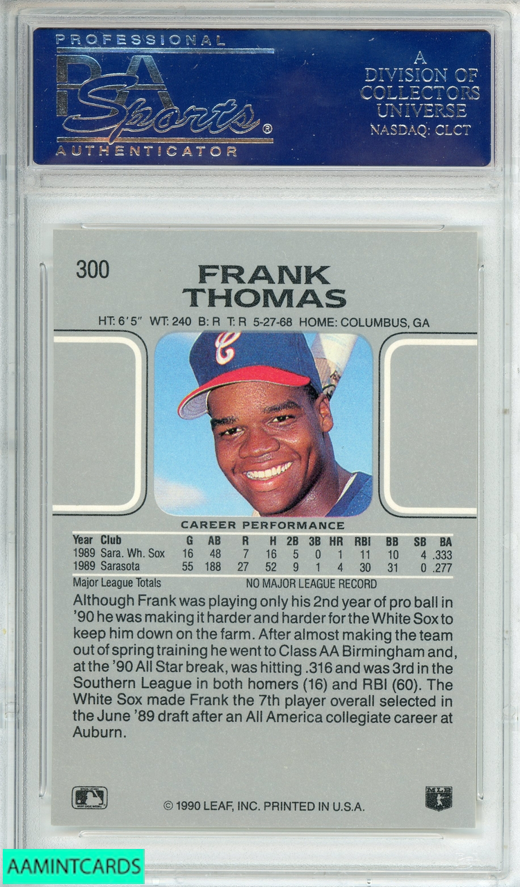 Frank Thomas #246 (1991 Upper Deck) Rookie Baseball Card, Chicago White  Sox, HOF