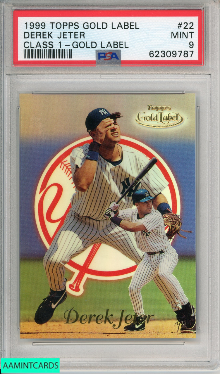 2022 Topps Commemorative All-Star Alumni Relics Gold Derek Jeter Patch 6/75  - Sportsnut Cards