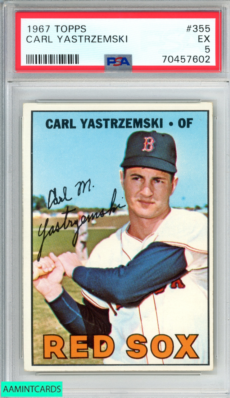 1981 Fleer # 638 400 HOME RUN CLUB Carl Yastrzemski Bos