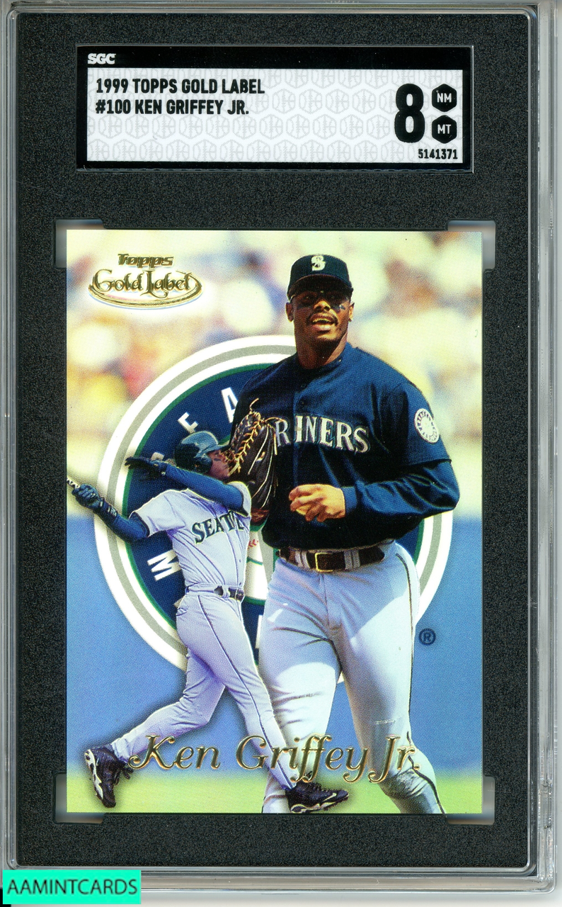 1999 TOPPS GOLD LABEL KEN GRIFFEY JR #100 SEATTLE MARINERS SGC 8 NM MT  5141371