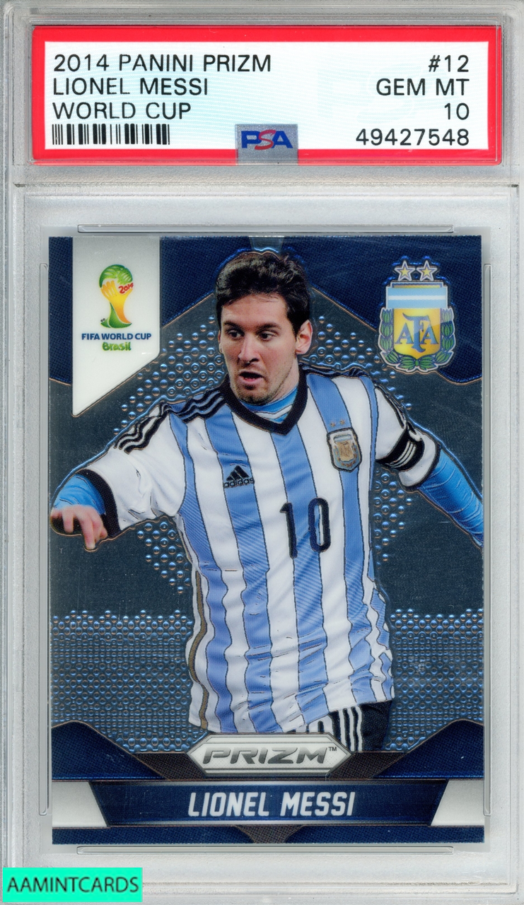 PSA10 Messi Panini Prizm World Cup 3点セット