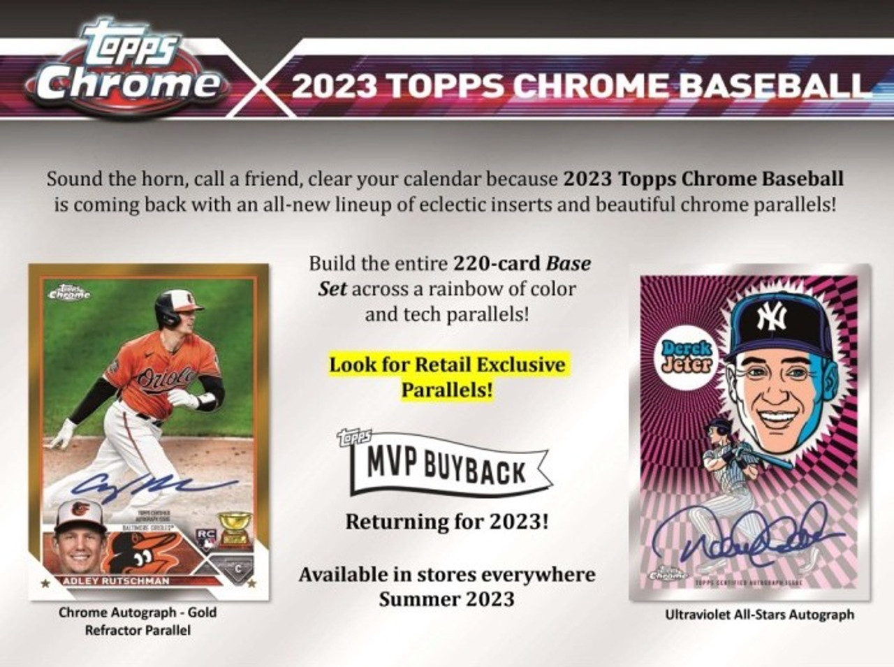 2023 Topps Chrome® Baseball Box Types - Topps Ripped