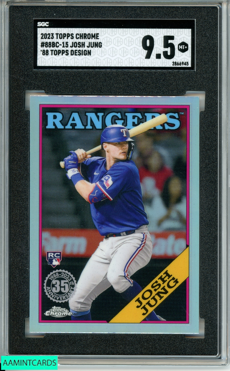 Sold at Auction: 2023 Bowman Chrome Mojo Refractor ROY Favorite Josh Jung RC