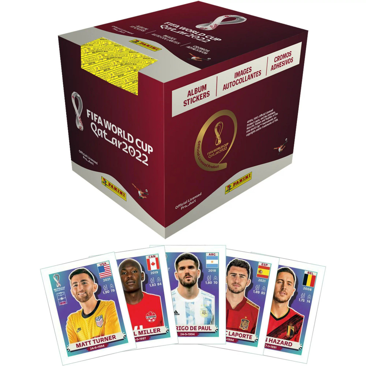 FIFA World Cup Qatar 2022 Sticker Box - Chicago Soccer