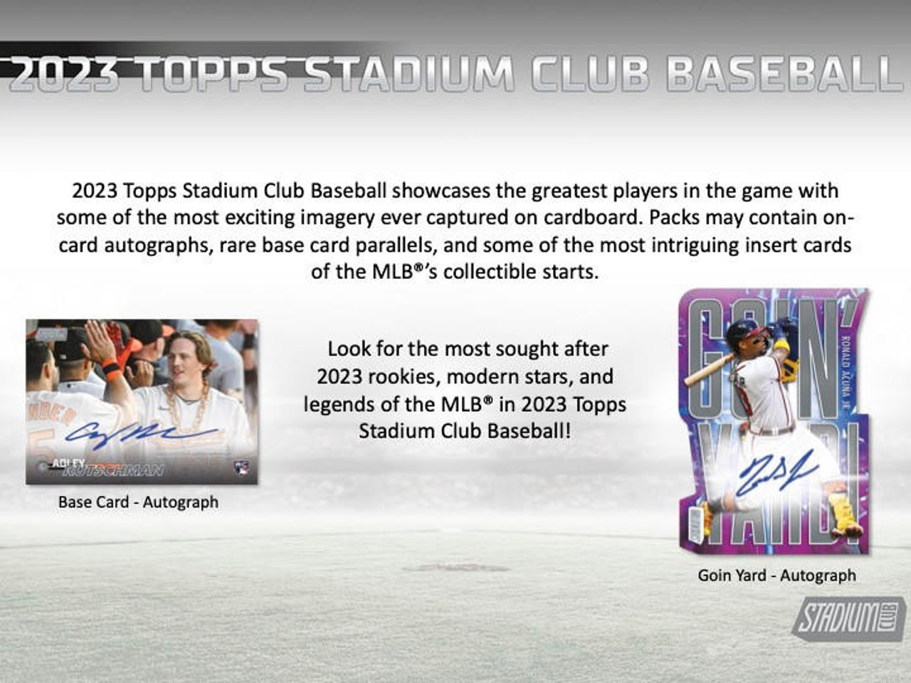 2023 Topps Stadium Club Baseball Hobby Compact Case