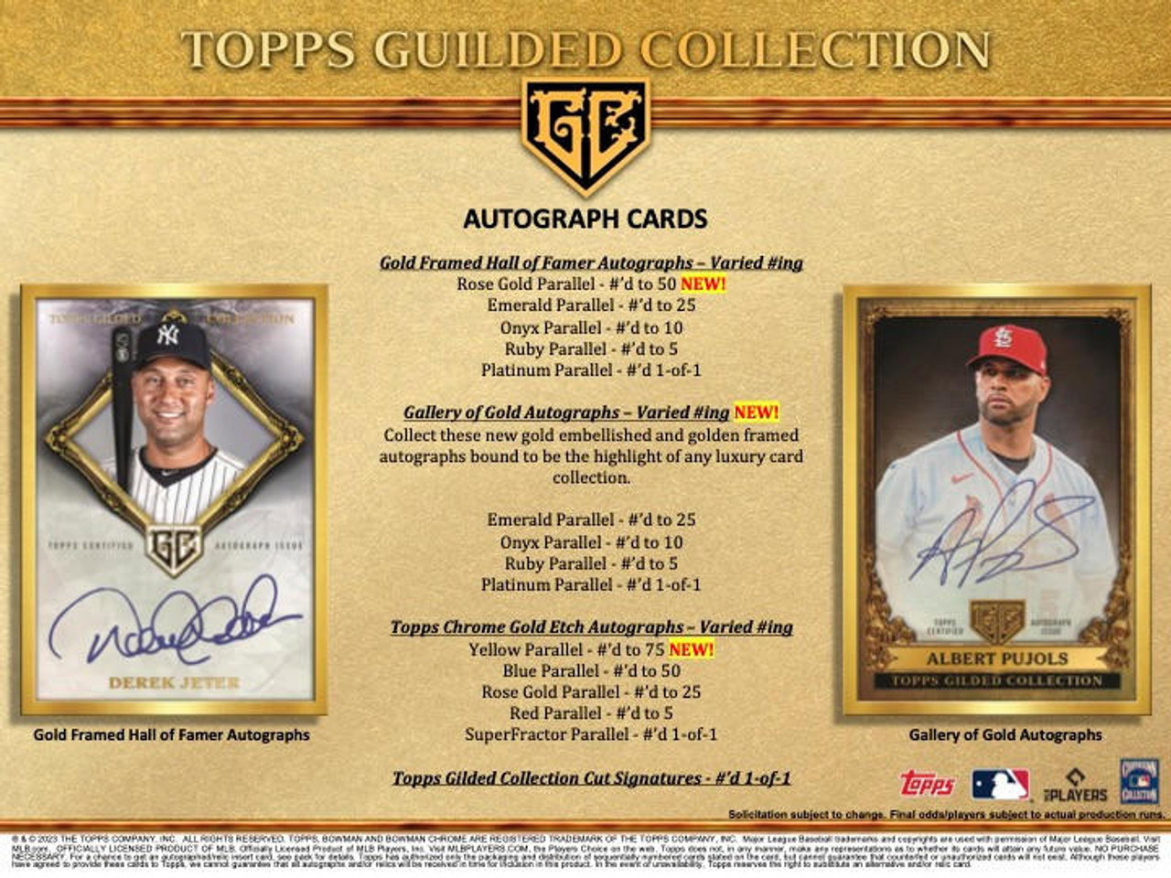 2023 Topps Gilded Collection Baseball Hobby Box