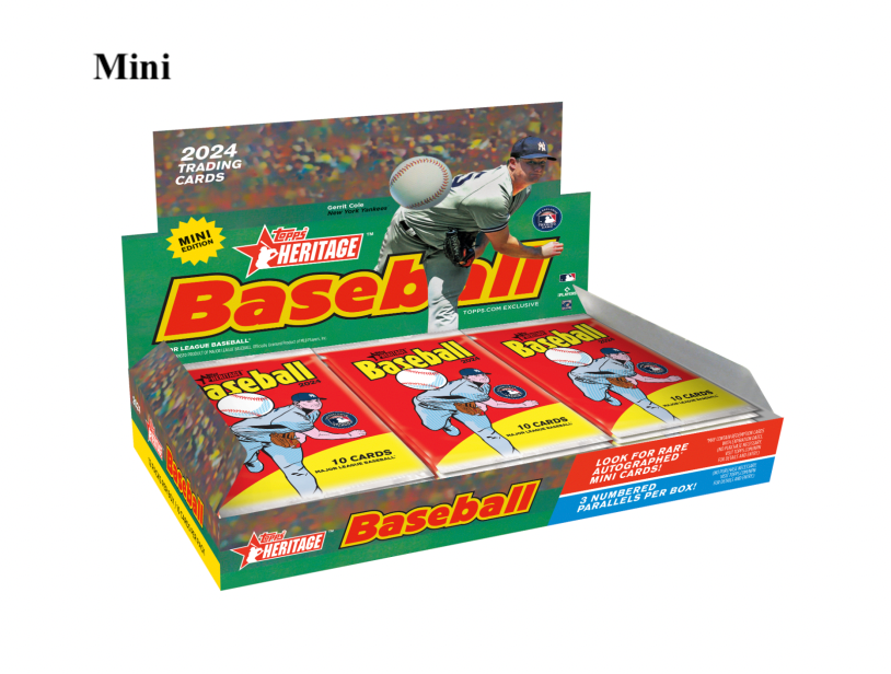 2024 Topps Heritage Baseball Mini Box