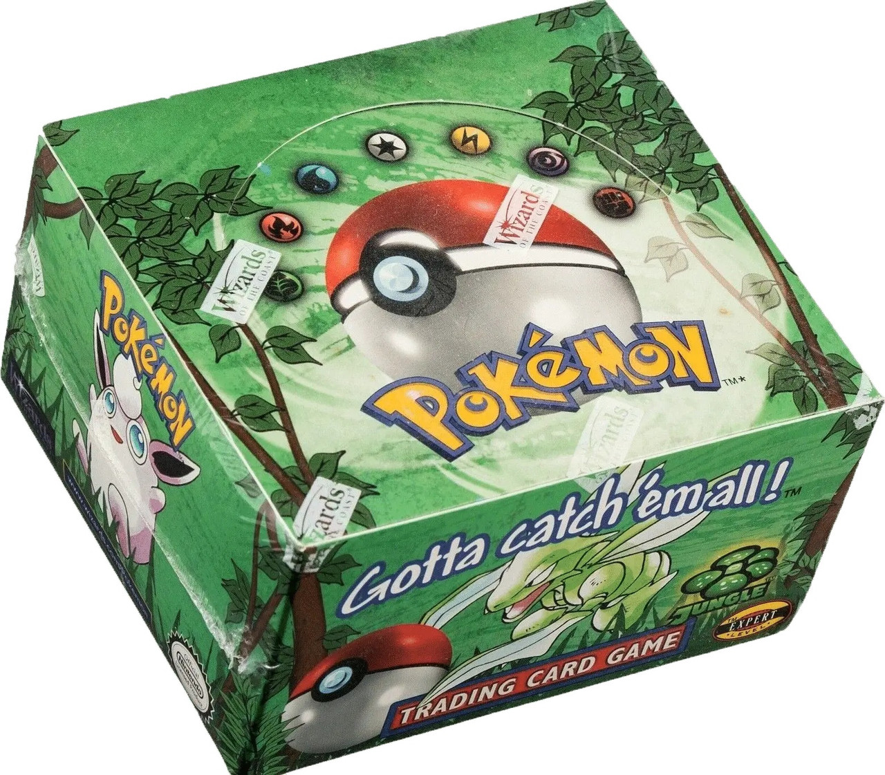 1999-2000 Pokemon Jungle Booster Box Belgium Print Edition English