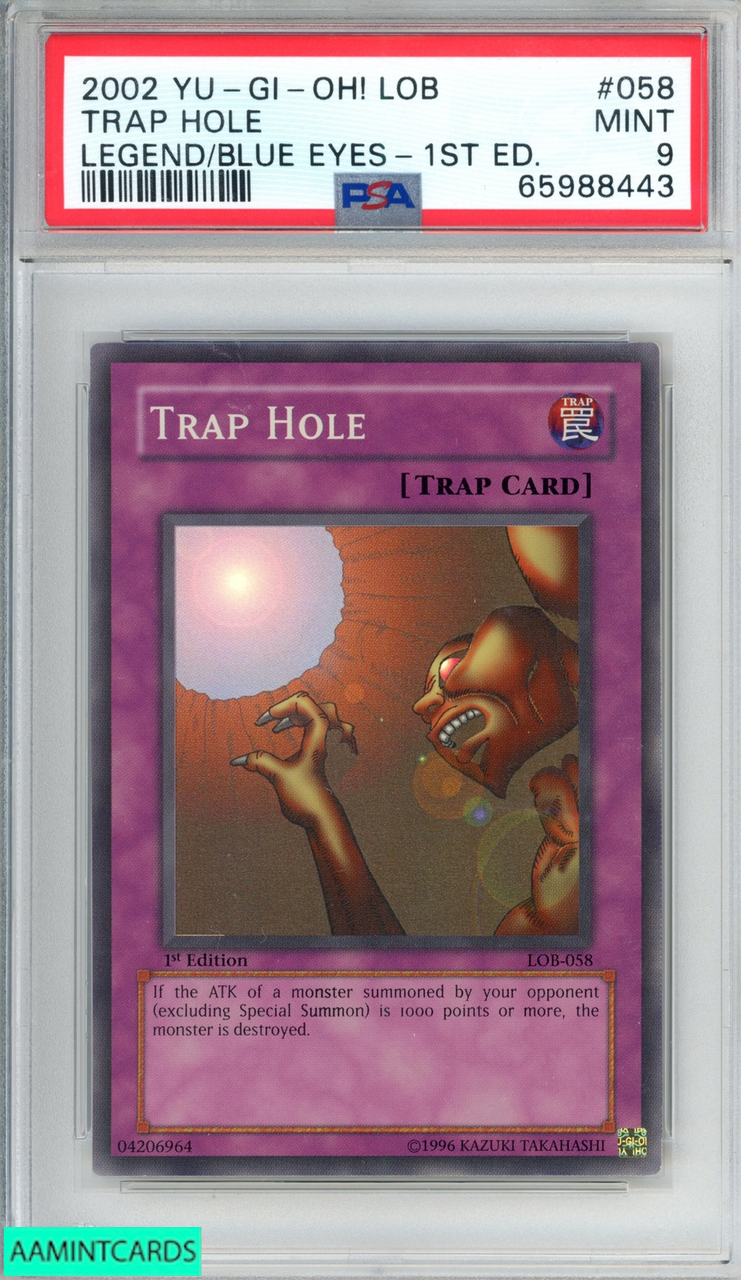 Yugioh TRIAL OF HELL LOB-012 1st Edition (GEM MINT) PSA 10