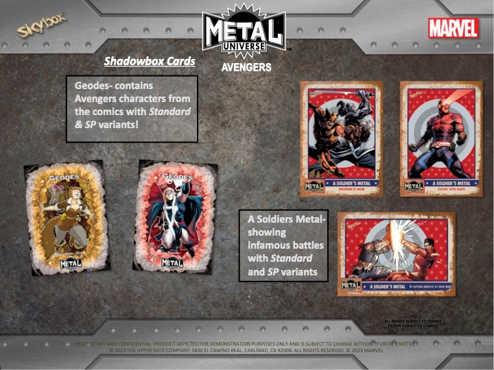 2024 Upper Deck Marvel Metal Universe Avengers Hobby Case