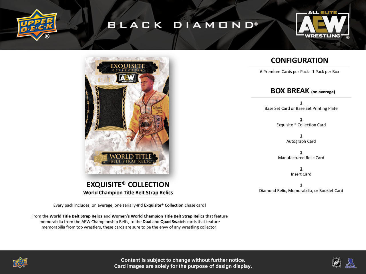 2024 Upper Deck AEW Black Diamond Wrestling Hobby Box 2024 Upper Deck AEW Black Diamond Wrestling Hobby Box