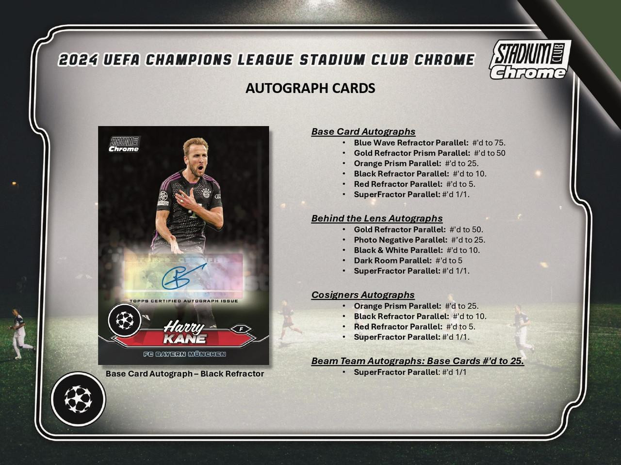 Club Chrome UEFA Topps Competitions 2023⁄24 Soccer Hobby Box 2023 
