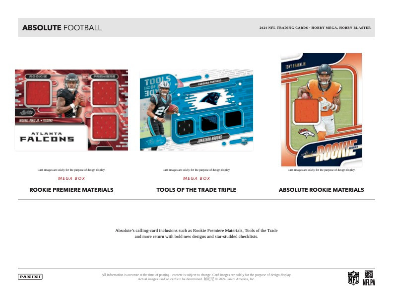 2024 Panini Absolute Football Hobby Blaster Case