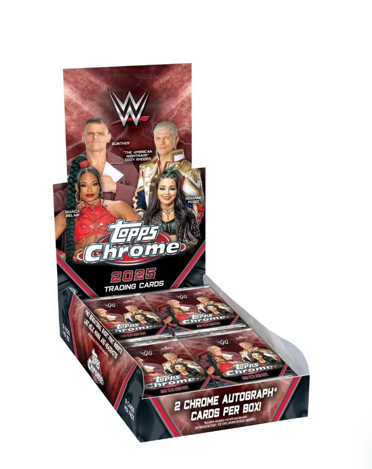 2025 Topps Chrome WWE Hobby Box