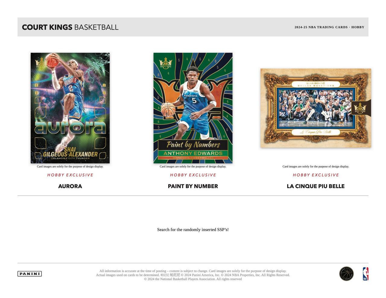 2024/25 Panini Court Kings Basketball Hobby Box
