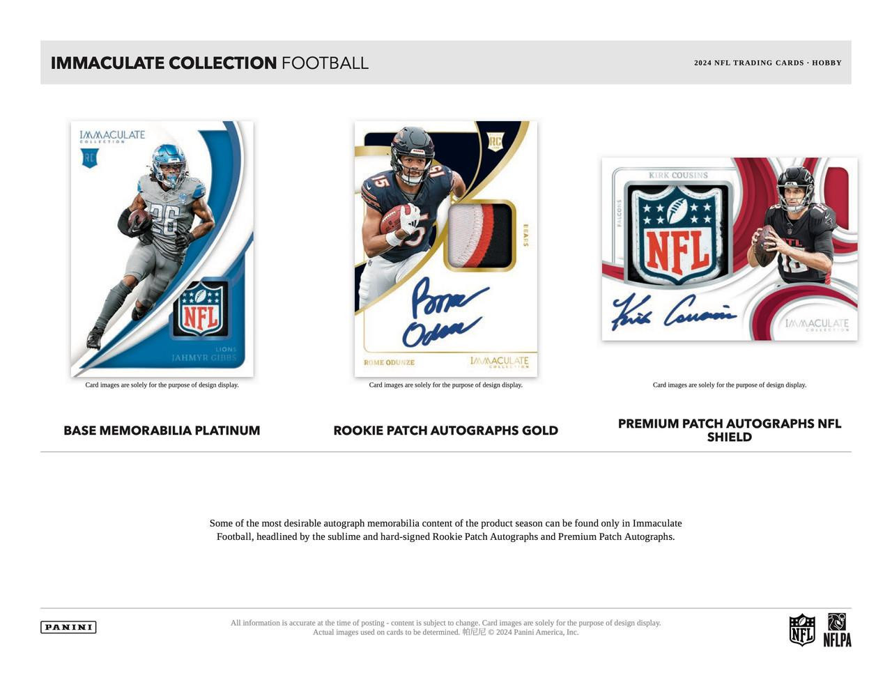 2024 Panini Immaculate Football Hobby Case