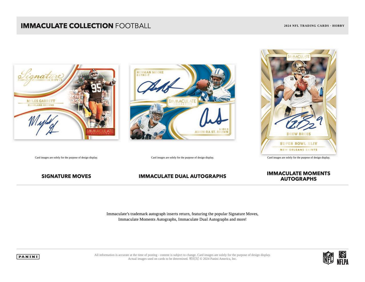 2024 Panini Immaculate Football Hobby Box