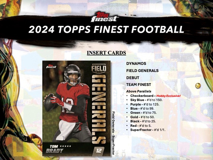 2024 Topps Finest Football Hobby Box