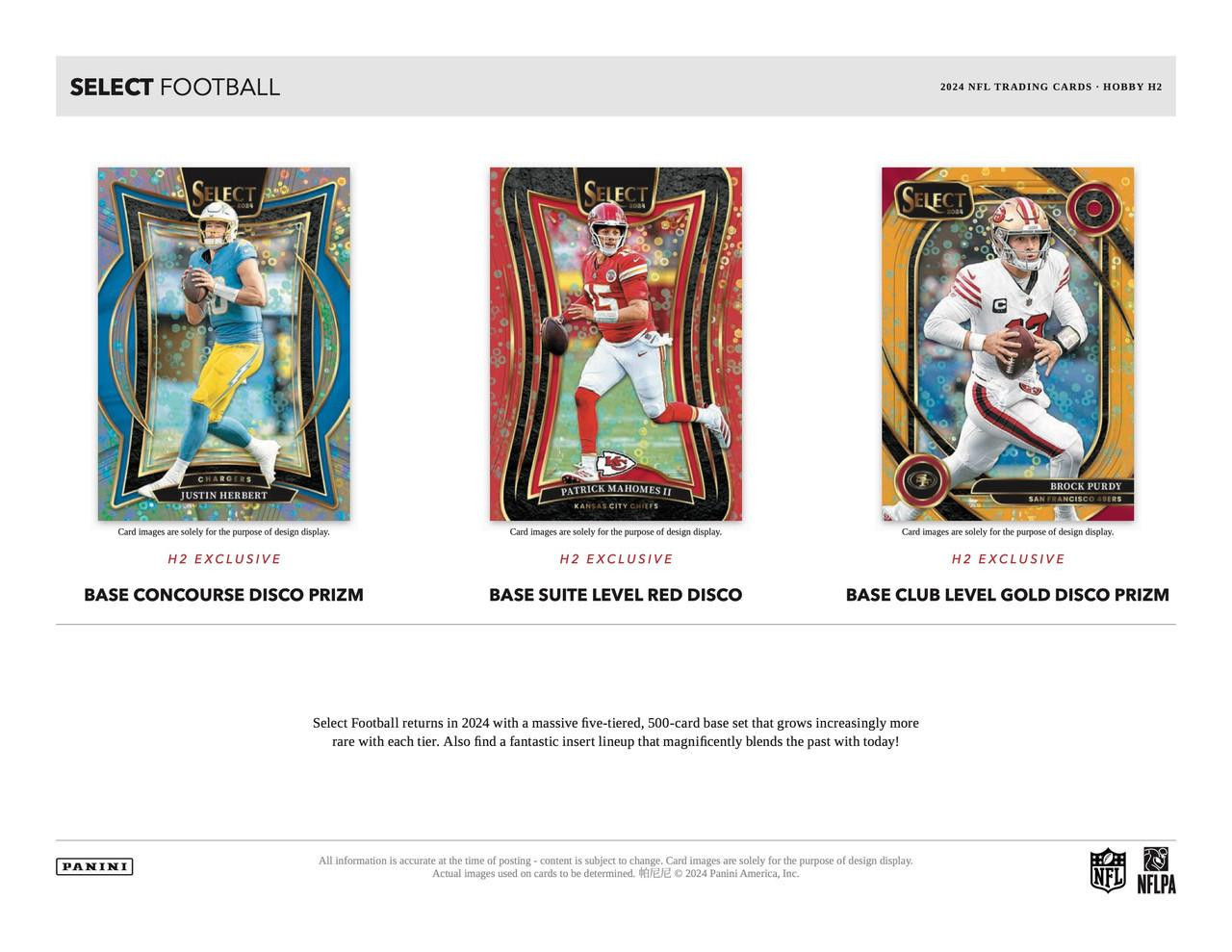 2024 Panini Select Football H2 Box