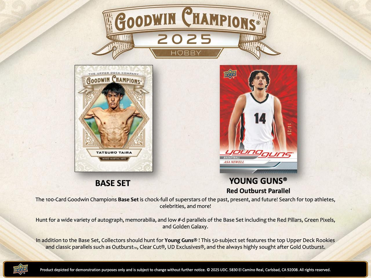 2025 Upper Deck Goodwin Champions Hobby Case