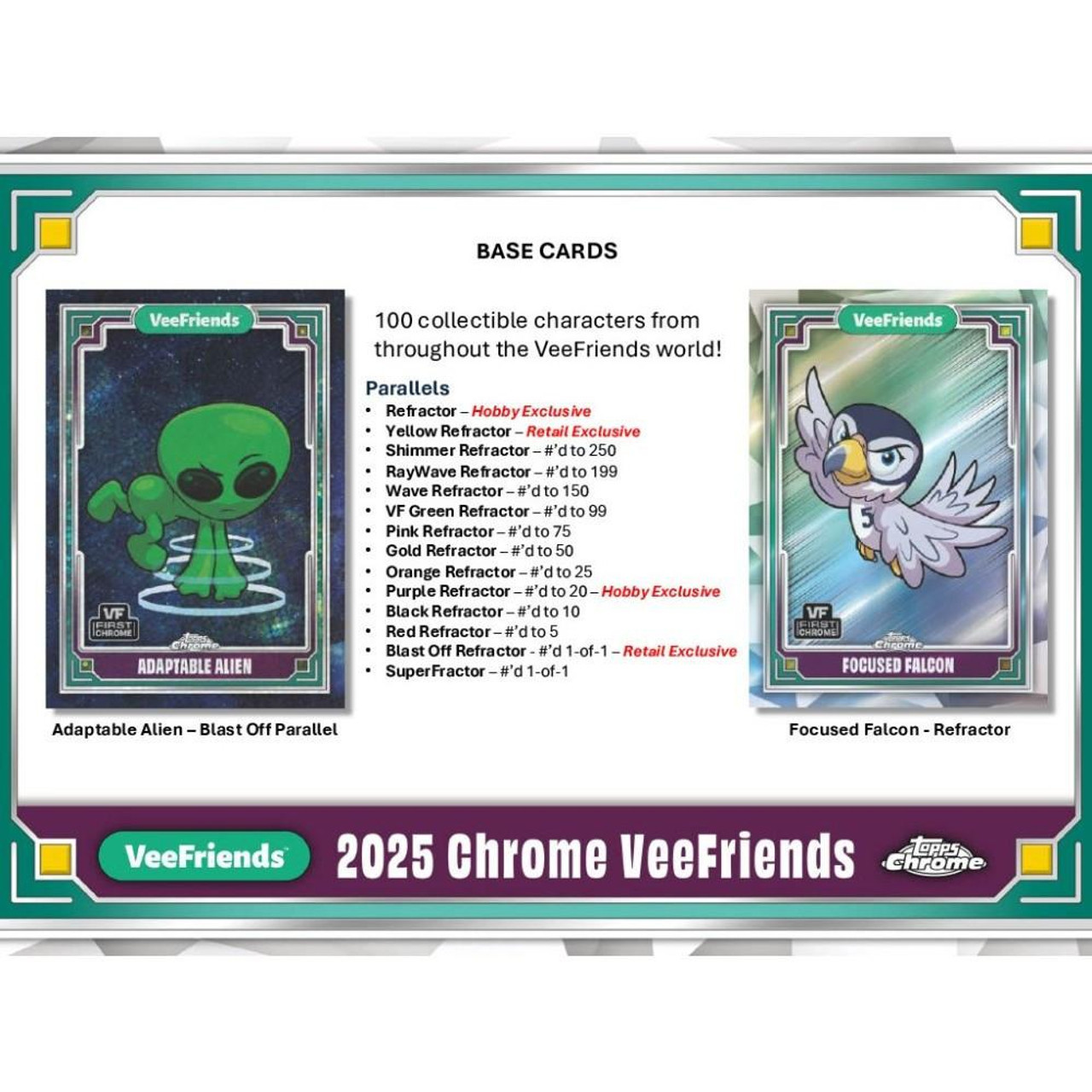 2025 Topps VeeFriends Chrome Hobby Box
