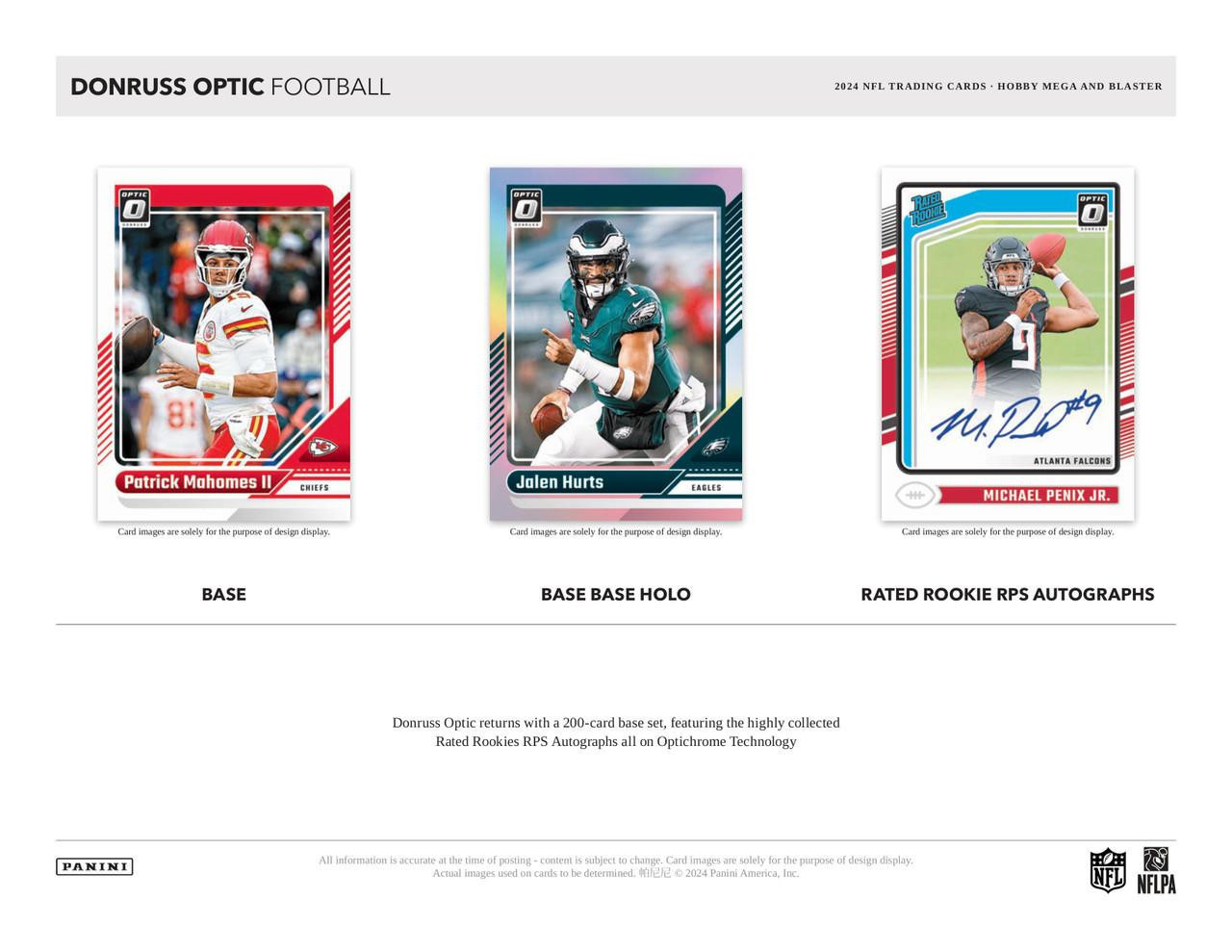 2024 Panini Donruss Football Blaster Box – White Hot Rookies, Factory Sealed, Free Shipping