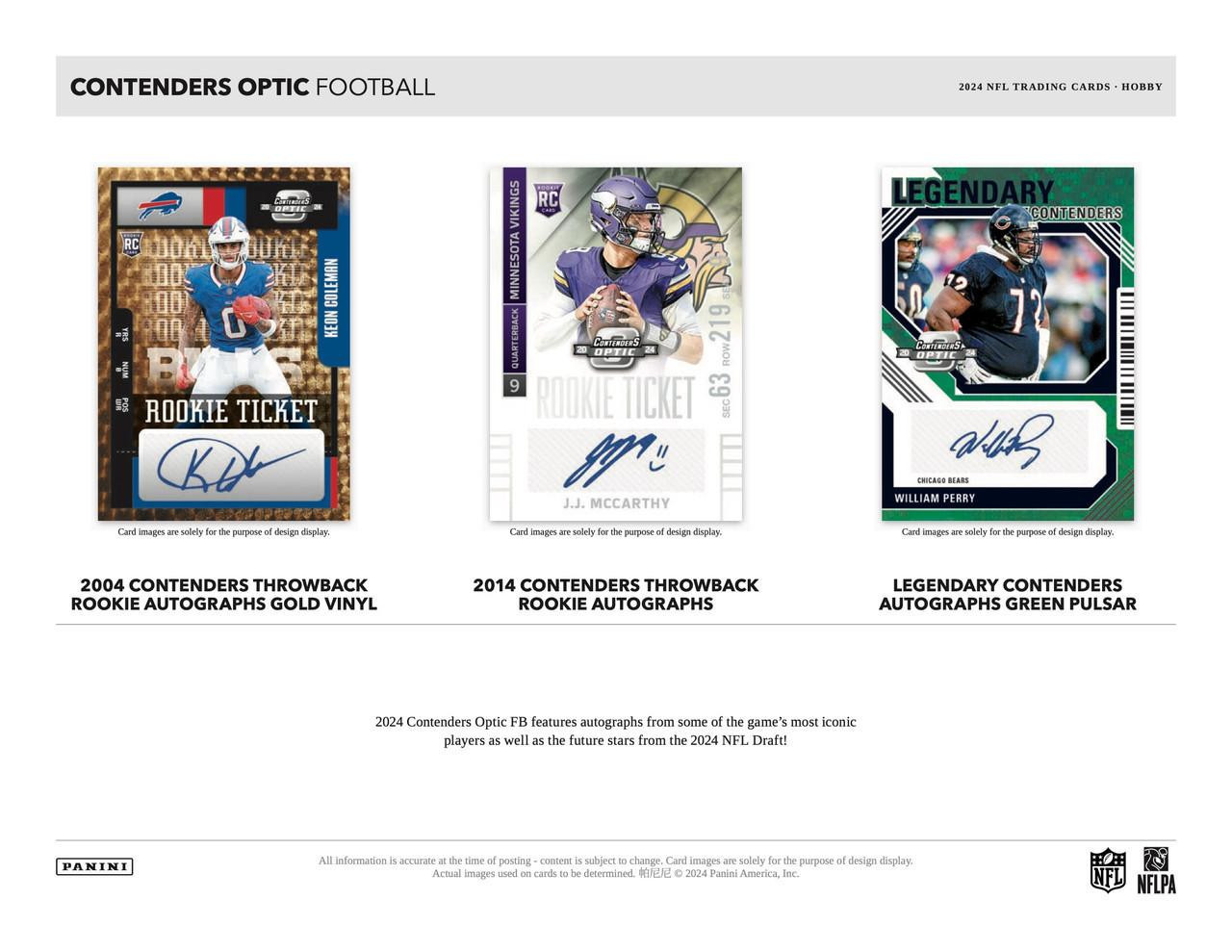 2024 Panini Contenders Optic Football Hobby Box