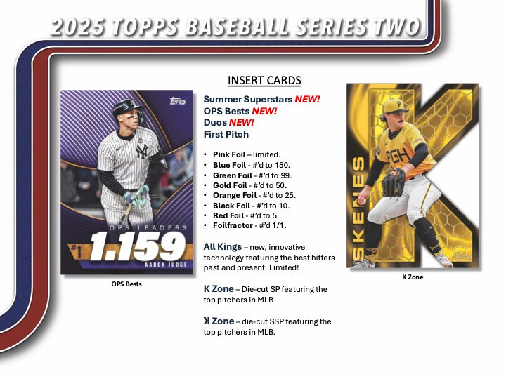 その他 2025 Topps Baseball Series 2 Hobby Box 2025 Topps Series 2 Baseball Hobby Box – 1 Auto or Relic + Silver
